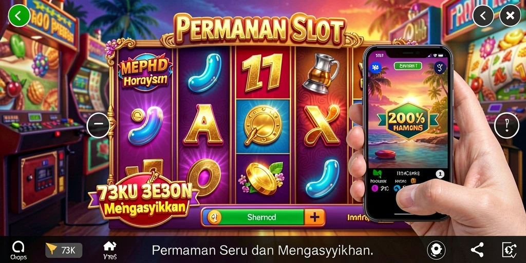Tangkapan layar permainan Slot 73K yang menarik dan mengasyikkan.