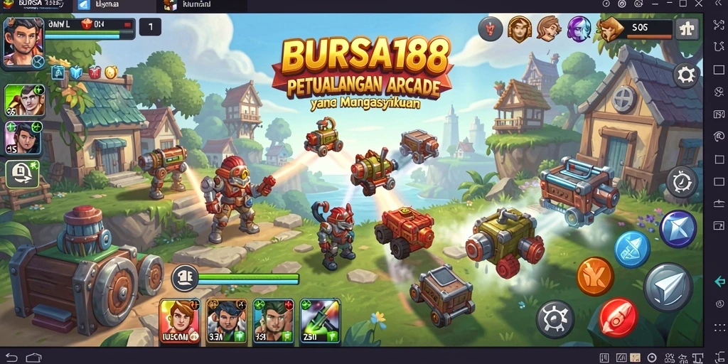 Tampilan gameplay seru BURSA188 yang memikat.