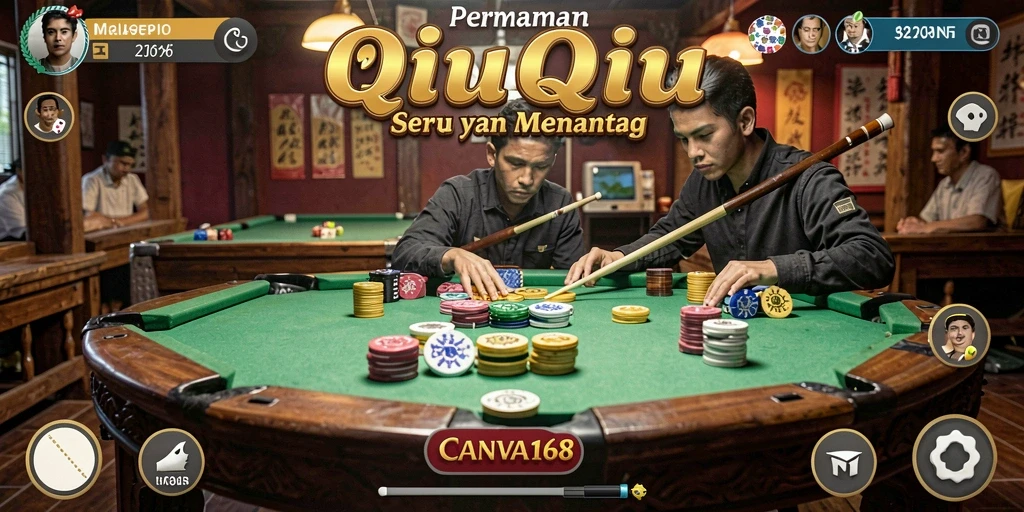 Screenshot gameplay QiuQiu di CANVA168 yang seru dan mendebarkan.