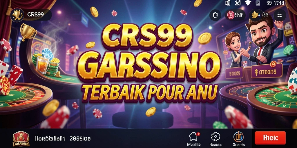 Screenshot utama CRS99 menampilkan gameplay Kasino yang mendebarkan.