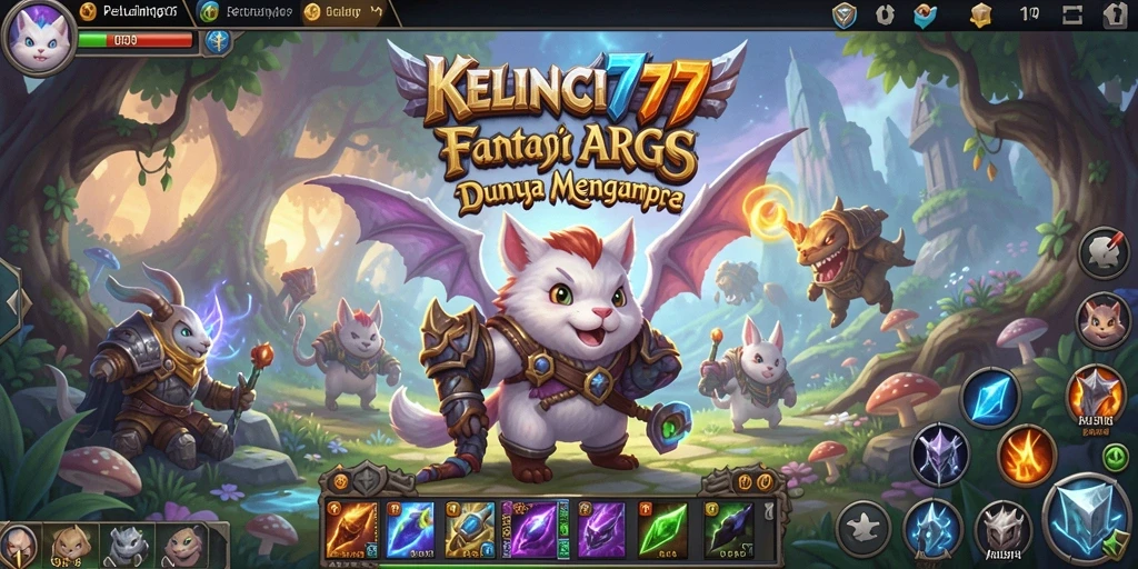 Tangkapan layar gameplay KELINCI777 yang menampilkan aksi seru dalam pertarungan ARPG.