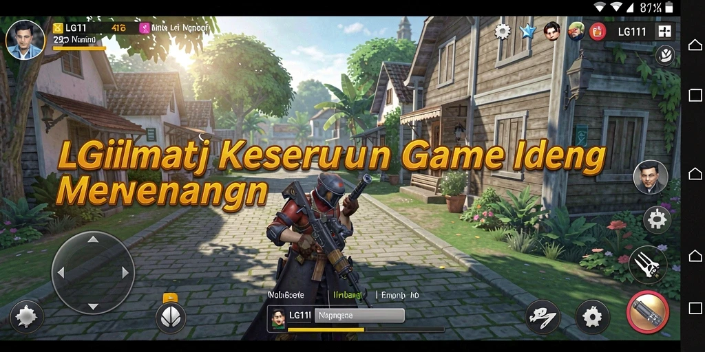 Tampilan menarik dan strategis dari gameplay LG111.
