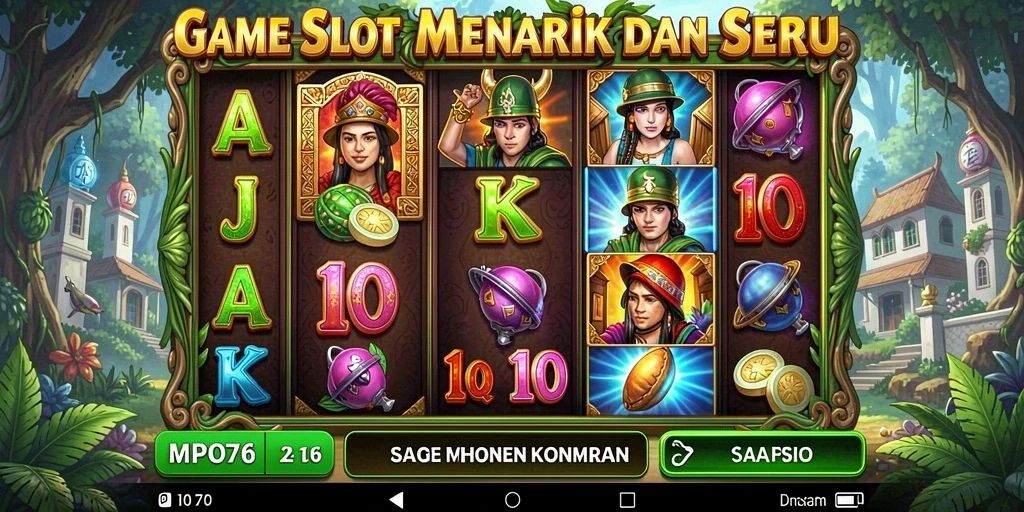 Screenshot MPO76 menampilkan aksi gameplay Slot yang menegangkan.