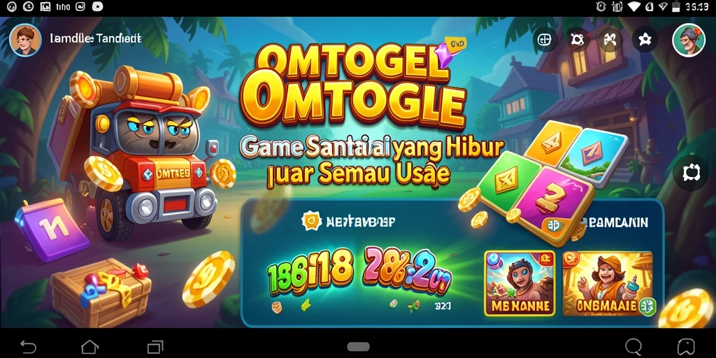 Tampilan gameplay seru dan menghibur dari OMTOGEL.