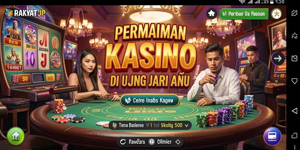 Menampilkan gameplay mendebarkan RAKYATJP dengan grafis yang menawan.