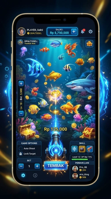 Tampilan utama aplikasi opaltogel dengan berbagai pilihan aplikasi.
